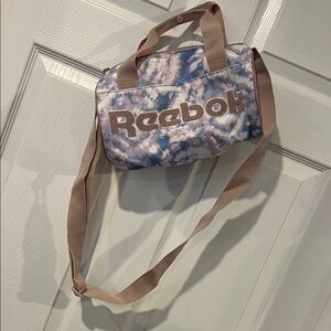 Reebok Women's Crossbody Bag - Pink and Purple Tie-Dye